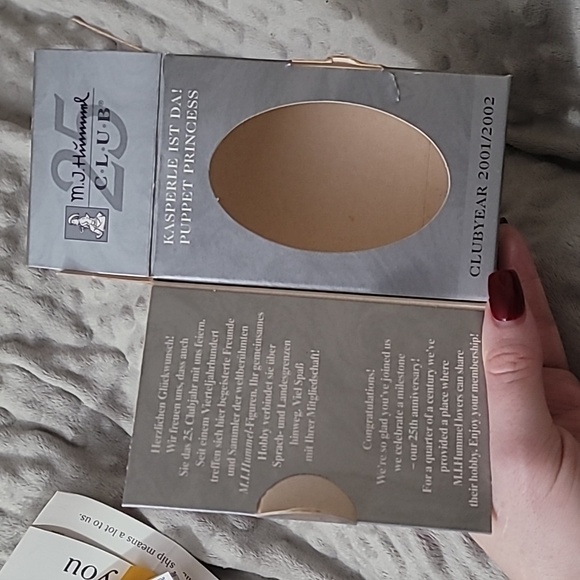 Kaspersky is da! Puppet princess goebel Hummel vintage with box 2103/A 1999 - Picture 9 of 13